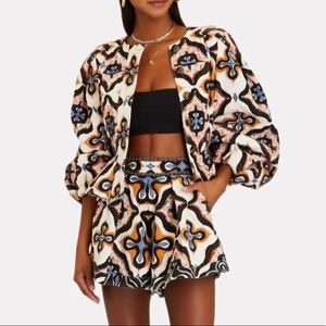 ULLA JOHNSON Tarig Printed Shorts